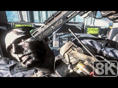 The Train Wreck / Ghost Killer - Call of Duty Ghosts (Ending) 8K