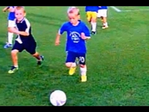 Jake Broomhead - aged 5 - 2013 football season highlights