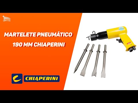 Martelete Pneumático 190 mm CHIAPERINI-CHM-19 - Video