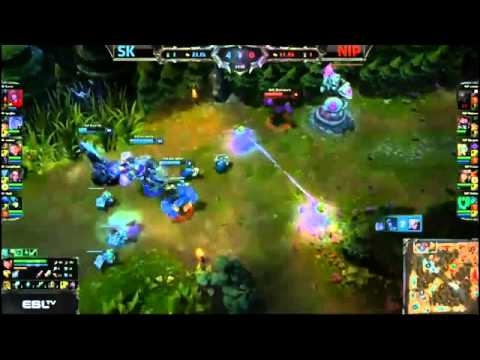 SK Ocelote Jayce VS NIP Bjergsen Orianna Highlights   EU LCS W6D3 Summer 2013 MUST SEE