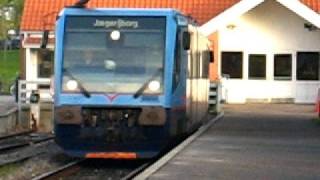 preview picture of video 'Nærum Banen train to Jægersborg departs...'