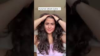Curly hair refresh routine | Victoria Gabriela