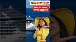 MSC Poesia Is Getting a Complete Makeover - Full Details #mscpoesia #cruiselife