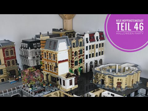 Neue Noppensteinstadt - Teil 46 Halloweenparty // BlueBrixx Lego