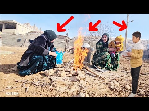 Embracing the Cold: Hussein and Soraya's Tireless Efforts in Winter