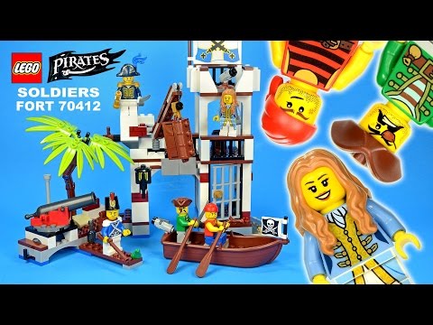 LEGO® Pirates 70412 Soldiers Fort Building Set Speed Build