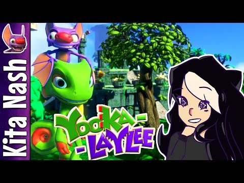 Yooka-Laylee Gameplay: LICKING EVERYTHING |First Impressions Let's Play Walkthrough PS4