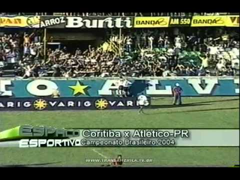 TV Transamérica - Arquivo da Bola: Coritiba 1 x 2 Atlético-PR (2004)