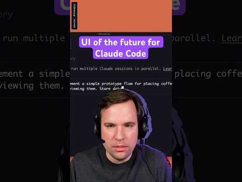 Video Thumbnail: The UI of the future for Claude Code is still to be discovered. #Vergecast