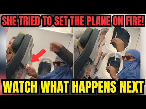MID-FLIGHT CHAOS! Woman Nearly Sets Plane on Fire Smoking in Cabin