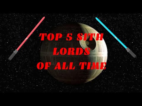 Top 5 Sith Lords
