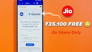 How To Claim ₹35,100 Gemini Pro FREE (18 Months) || Only Jio Users!