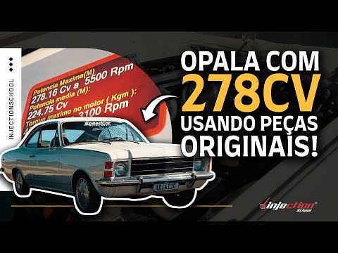 Preparing an Opala engine to reach 250hp using original parts! - InjectionSchool