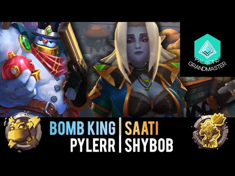 Paladins Grandmaster | Duo Pro Bomb King Saati (pylerr & shyBob)