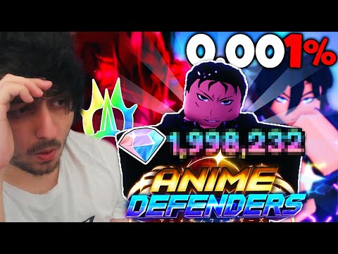 This SECRET Unit BROKE me in Anime Defenders Roblox!
