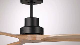 1_Watch A Video About the 66 Casa Delta DC XL Matte Black Outdoor Ceiling Fan