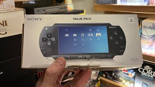 Checking my Sony PSP still works. 