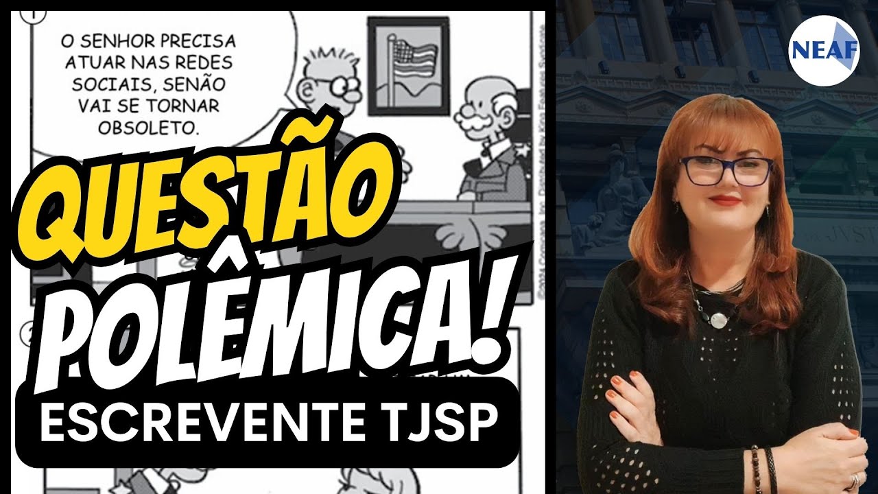 Reaplicação Escrevente TJSP - 😱 Questão Polêmica na PROVA do dia 24/11