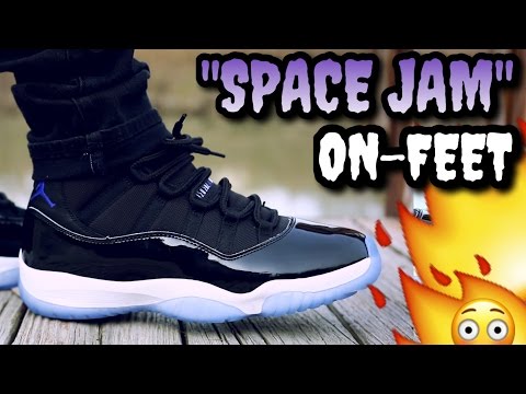 "SPACE JAM" AJ 11'S ON FEET! DO THEY LIVE UP TO THE HYPE!?
