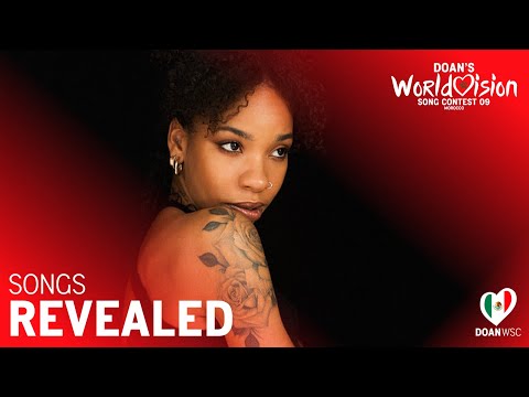 Doan's Worldvision Song Contest 09 - Songs Revealed