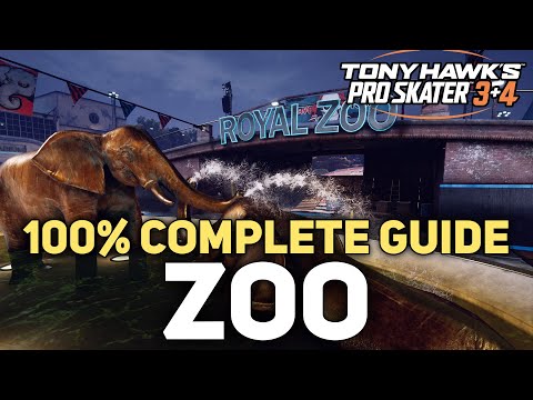 Zoo - All Goals & Secrets - Tony Hawk's Pro Skater 3 + 4