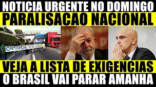 NATIONAL STRIKE TOMORROW - BRAZIL WILL STOP