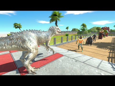 INDOMINUS REX OASIS DEATH RUN - Animal Revolt Battle Simulator