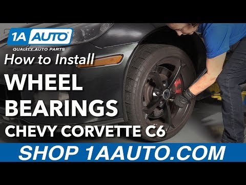 How To Replace Front Wheel Bearings 09-13 Corvette C6