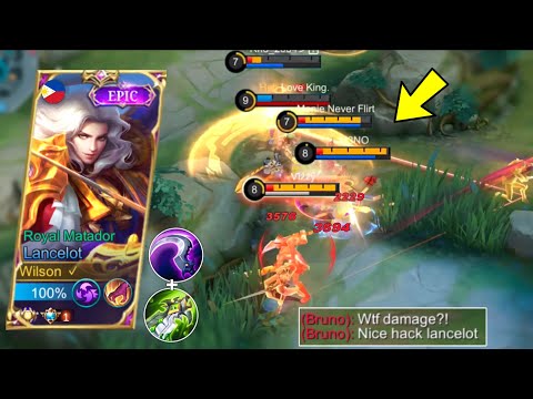 NEW 1 SHOT INSTANT DELETE BUILD FOR LANCELOT!! | INSANE DAMAGE!!😱 | FAST HAND AGGRESSIVE GAMEPLAY