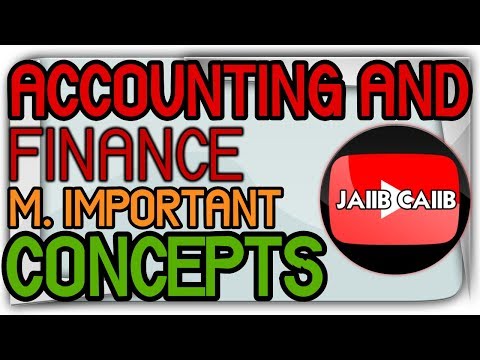 Accounting and finance definitions and important concepts jaiib live class Video