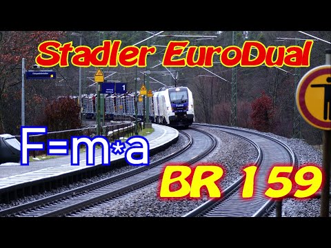 HHPI-Heavy Haul Power Stadler EuroDual BR 159 mit Holzzug durch Puschendorf 30.01.2021