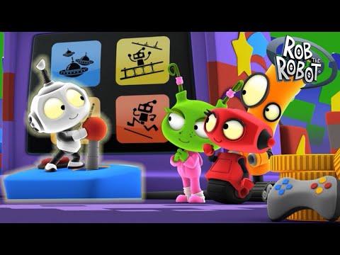 The Joys of Gaming 🕹️🎮 | Rob The Robot | Preschool Learning