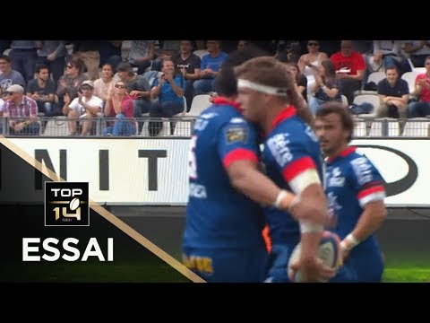 TOP 14 - Essai Bastien GUILLEMIN (FCG) - Grenoble - Lyon - J26 - Saison 2018/2019