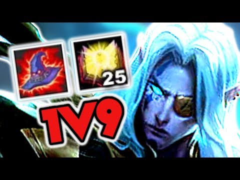 THE MOST INSANE CHALLENGER COME BACK EVER | 1v9 UNREAL DAMAGE VLADIMIR MID LANE