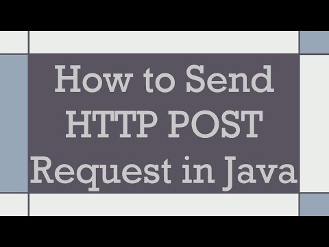 Java Java Sending Http Parameters Via Post Method Easily5solution