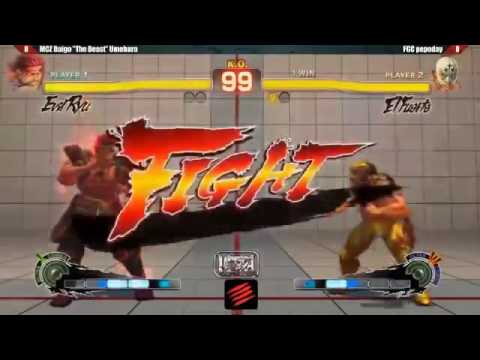 [TGS2014] USF4 Daigo (Evil Ryu) vs. Pepeday (El Fuerte) [TOP8]
