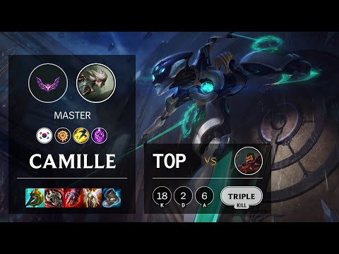 Camille Top vs Graves - KR Master Patch 12.5