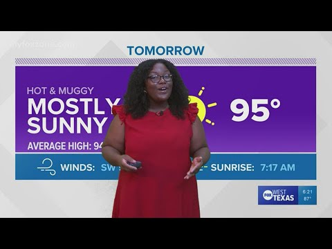 Monday evening forecast August 30, 2021
