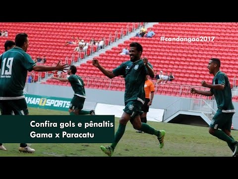 Gama 2x1 Paracatu - Gols e pênaltis - Candangão 2017
