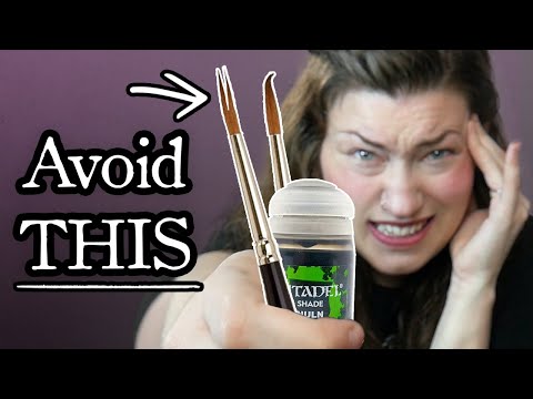 STOP Ruining Your Miniature Paint Brushes