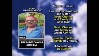 Margaret Camilla Mitchell ~ Long Obituary
