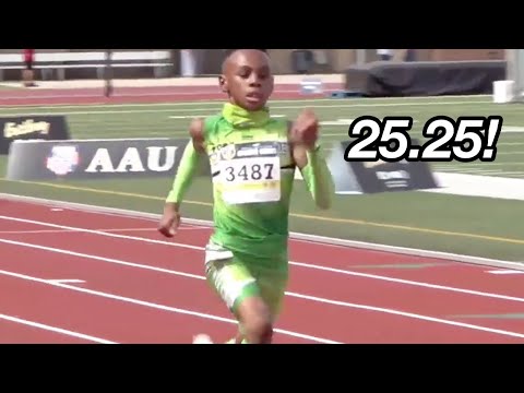 10-Year-Old Sets National 200m Record!