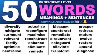 Proficient English: 50 Powerful Words for Solving Problems & Personal Growth (Speak Like a Native)