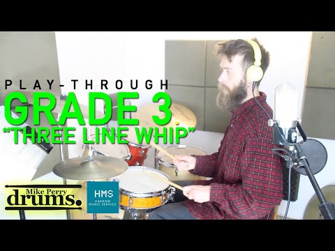 Three Line Whip - Grade 3 Drum Kit 2020 - Trinity College London