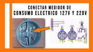 Como Conectar la Base De Medidor De Luz A 127V Y 220V | Diagrama de Conexión BIEN EXPLICADO ✔️ 👨‍🔧