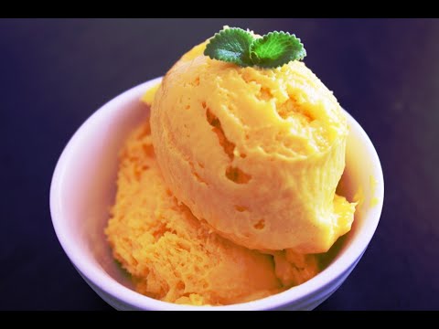 Homemade Mango Ice Cream Recipe | மாம்பழ ஐஸ்கிரீம் |