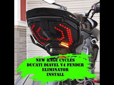 New Rage Cycles Installation Instructions: Ducati Diavel V4