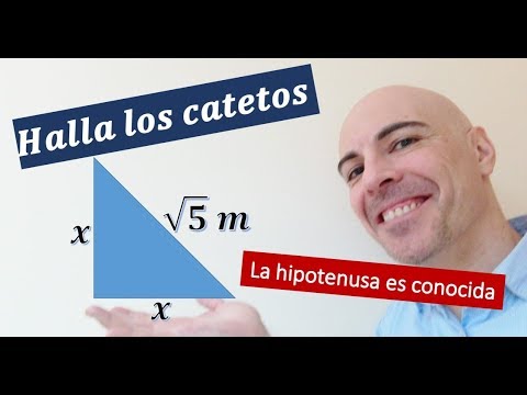 ▷ Teorema de Pitágoras. HALLA LOS CATETOS DE VALOR X CONOCIENDO LA HIPOTENUSA. Triángulo rectángulo
