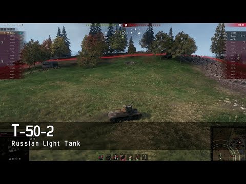 T-50-2 – Siegfried Line – Russian Light Tank [ World of Tanks – WoT – Russian Tech Tree ]
