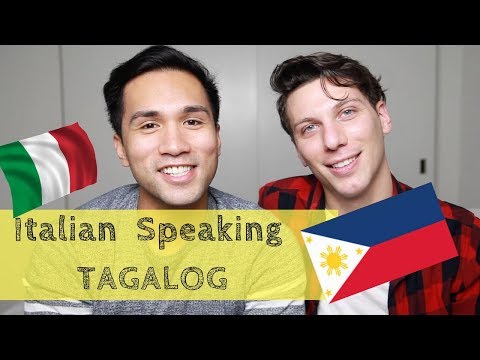 ITALIAN TRIES TO SPEAK TAGALOG (GAY-ISH)